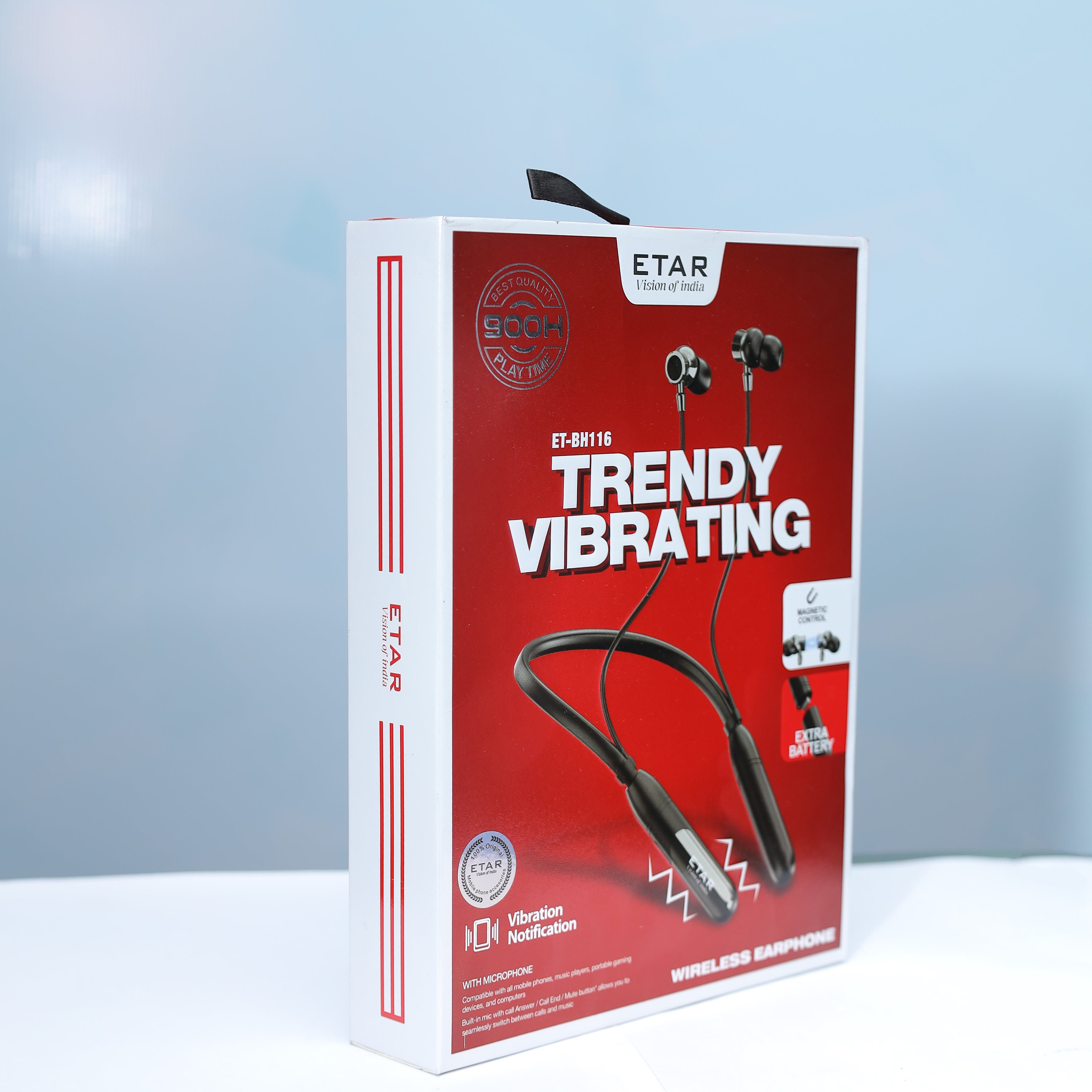 ETAR TRENDY VIBRATING WIRELESS EARPHON