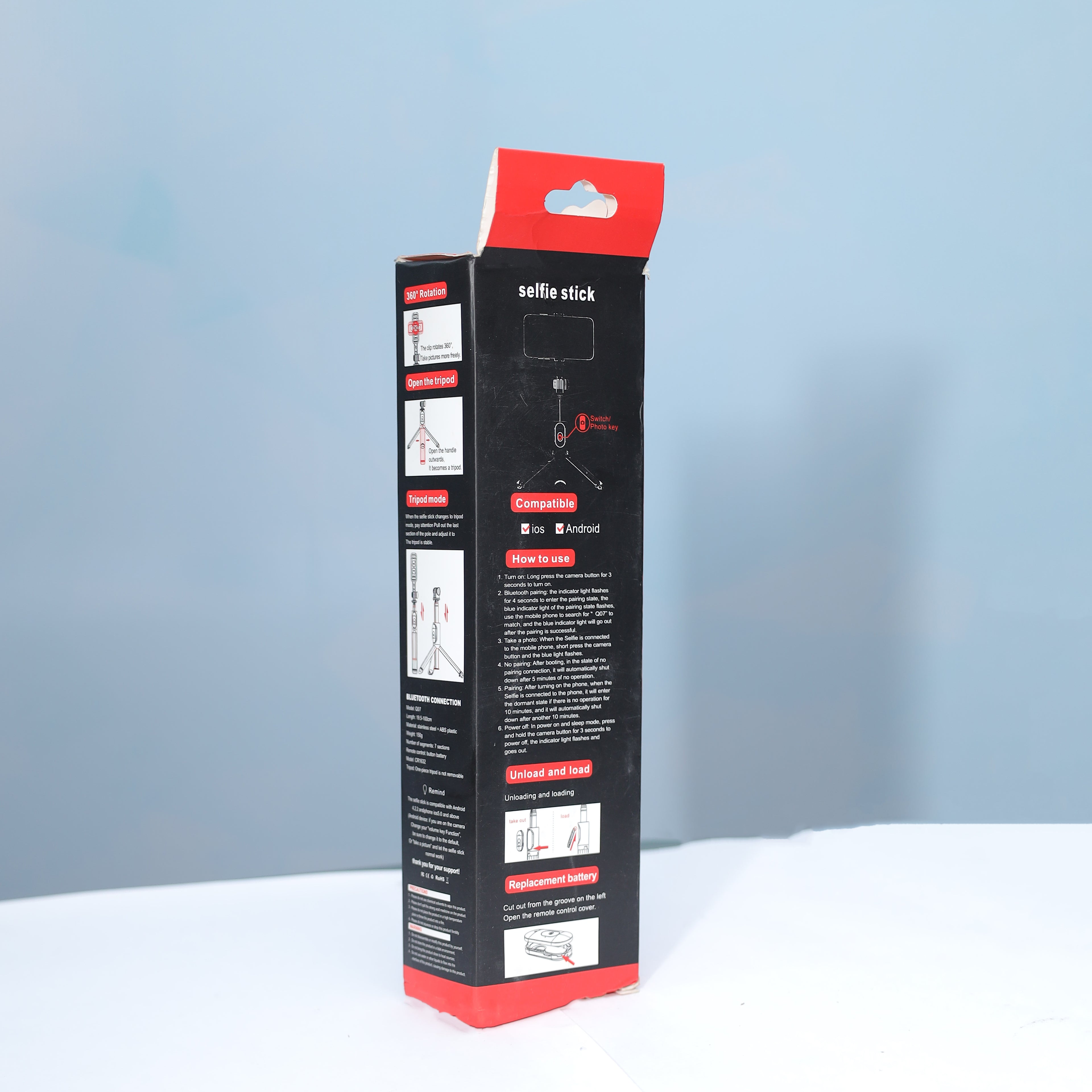 SELFIE STICK BLUETOOTH INTEGRATED