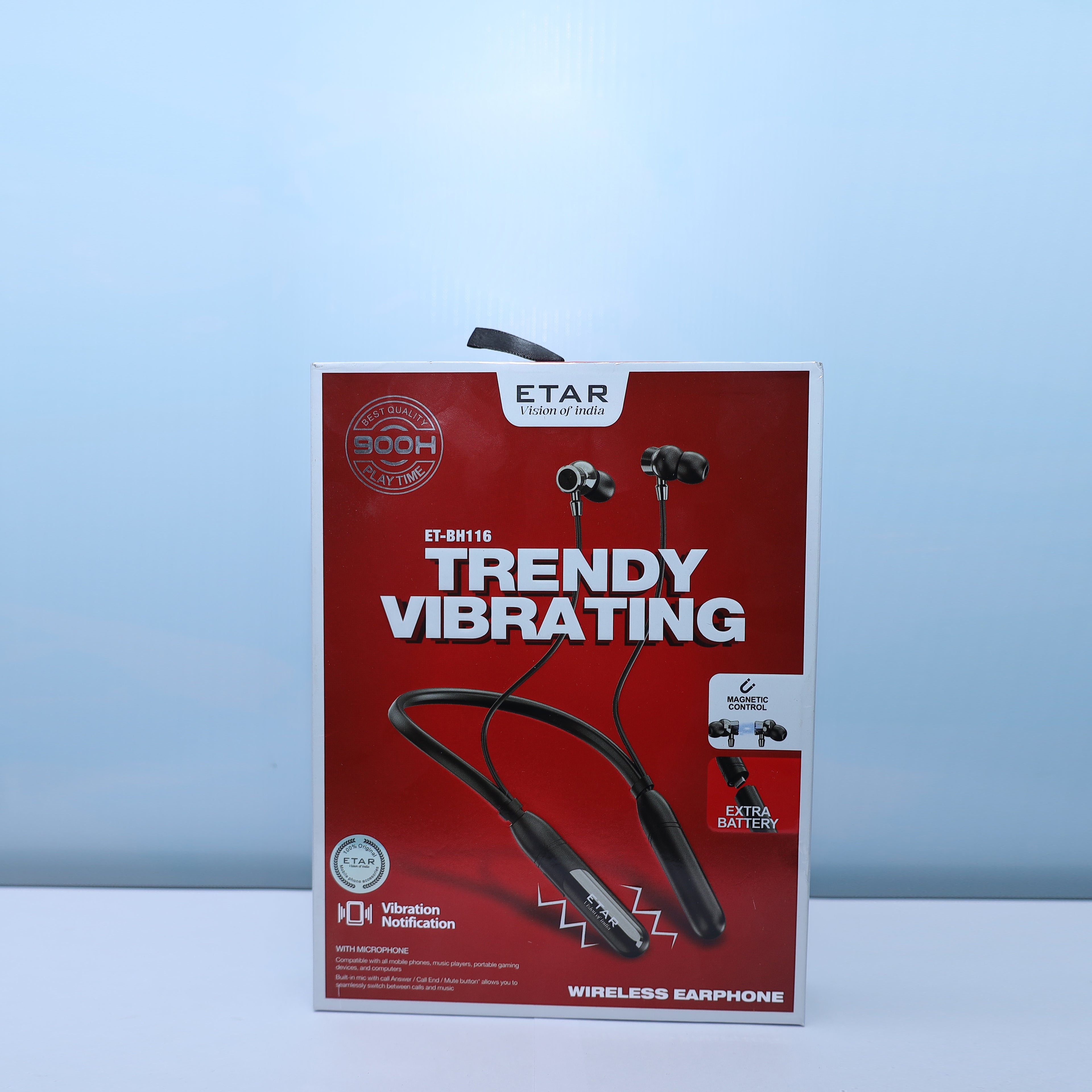 ETAR TRENDY VIBRATING WIRELESS EARPHON