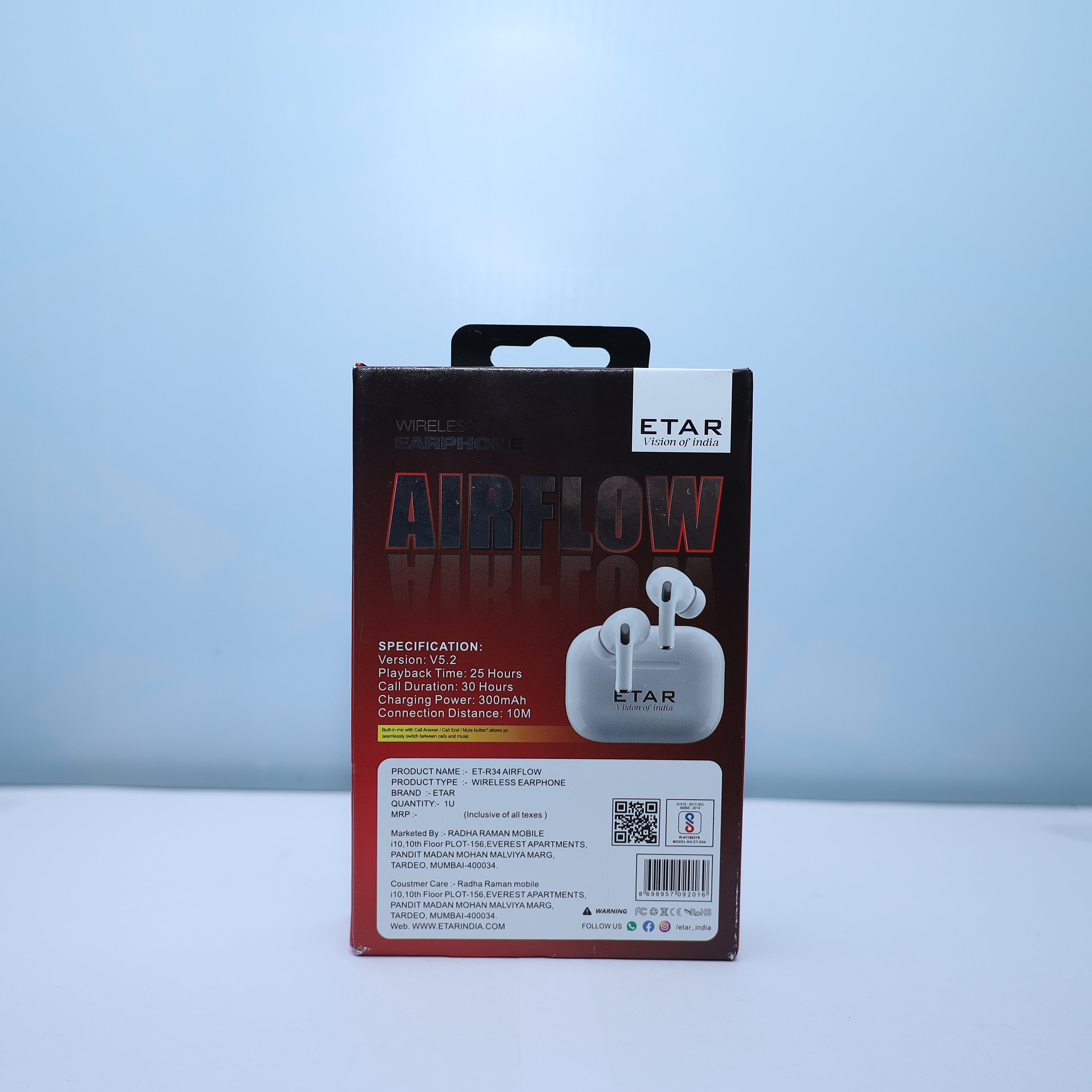 ETAR WIRELESS EARPHONE R-34
