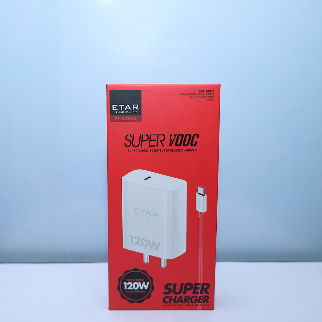 ETAR SUPER VOOC 120W FLASH CHARGER ET-A2043
