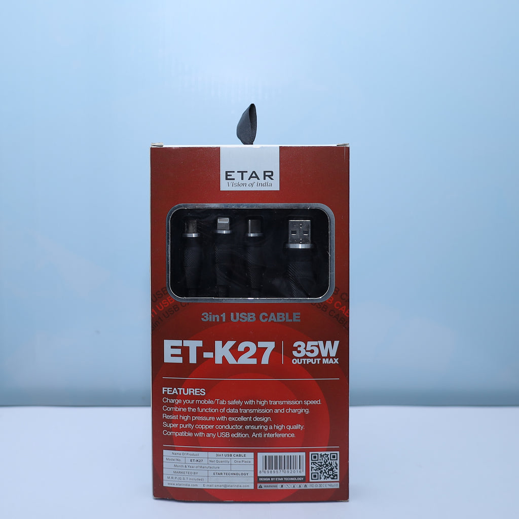 ETAR 3IN-1 USB CABLE