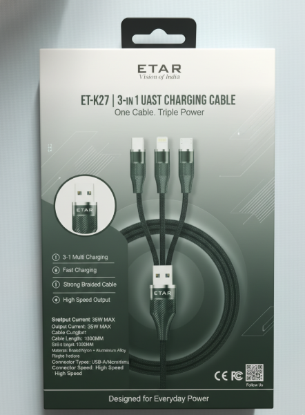 ETAR 3IN-1 USB CABLE