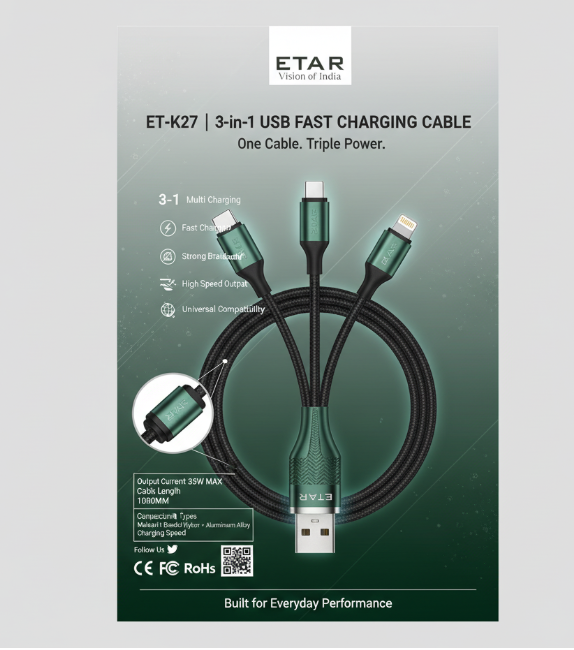 ETAR 3IN-1 USB CABLE